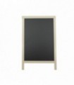 Chevalet stop trottoir avec cadre bois couleur ivoire dimensions 85 x 55 cm