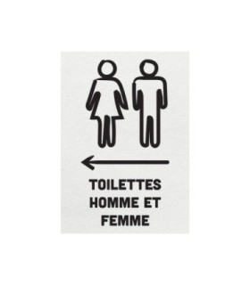 Stickers WC, homme et journal - Tatoutex-Stickers