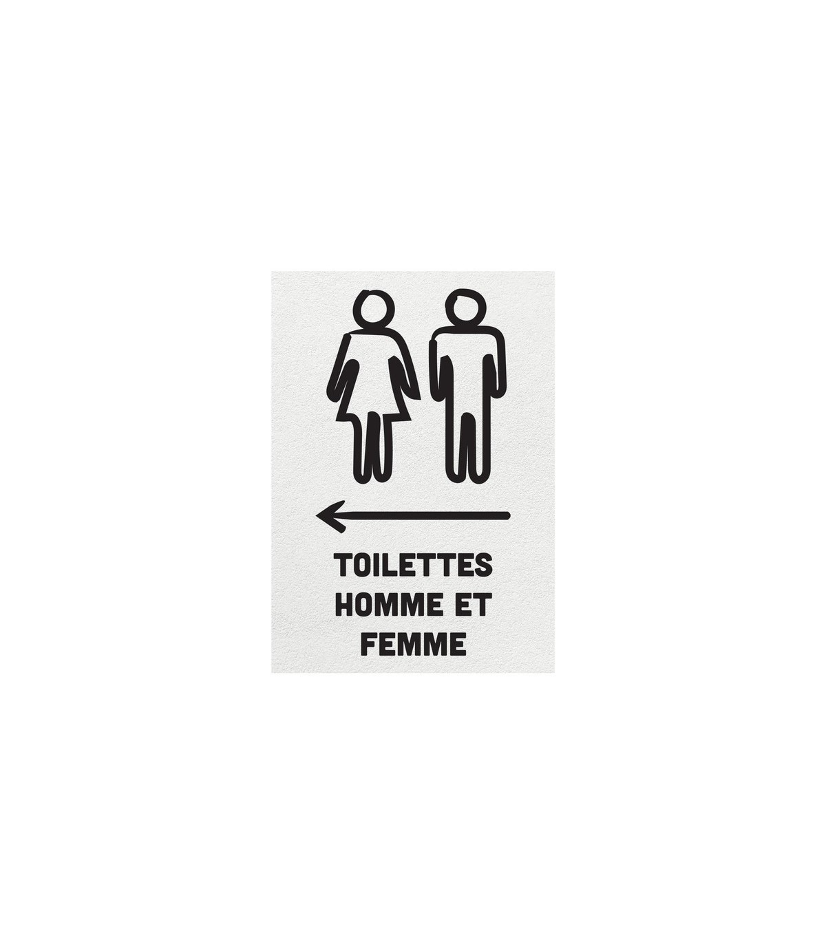 CG-1 panneau toilettes femme homme